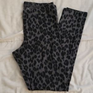 Gray Patterned Leggings